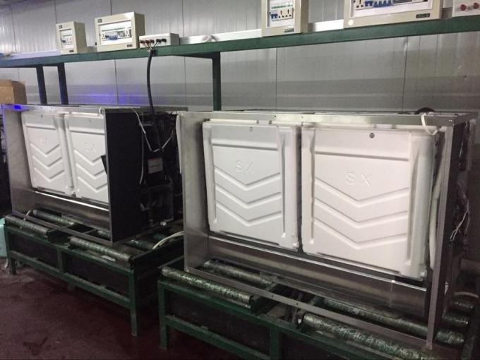 fabricante de gelo 200kg/24h quadrado pequeno, máquina comercial do fabricante do cubo de gelo de ROHS 17